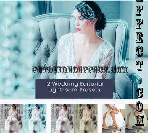 12 Wedding Editorial Lightroom Presets - ZJUJN65