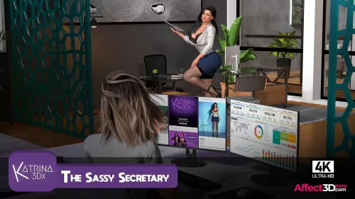 KATRINA3DX - THE SASSY SECRETARY