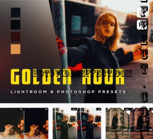 6 Golden Hour Lightroom and Photoshop presets - CB6WP89