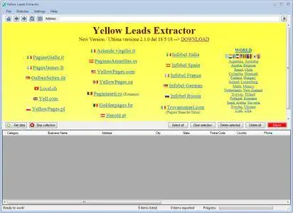Yellow Leads Extractor 9.1.0 Multilingual