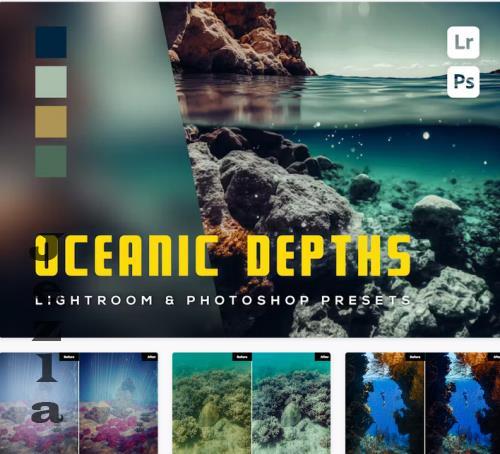 6 Oceanic Depths Lightroom and Photoshop Presets - AXAQGQW
