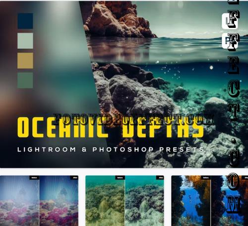6 Oceanic Depths Lightroom and Photoshop Presets - AXAQGQW