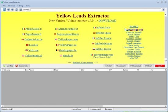 Yellow Leads Extractor 9.1 Multilingual