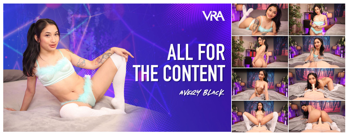 [VRAllure.com] Avery Black - All For The Content [31.05.2024, Asian, Close Ups, High Socks, Lipstick, Magic Wand, No Male, POV Kissing, Shaved Pussy, Solo Models, Stockings, Tattoo, Tommy Torso, Virtual Reality, SideBySide, 8K, 4096p, SiteRip] [Oculus Rift / Quest 2 / Vive]