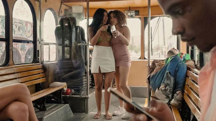 Kira Perez And Ameena Greene The Fucking Public Bus Threesome