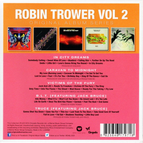 Robin Trower - Original Album Series Vol. 2 (2015) [5CD Box Set] Lossless