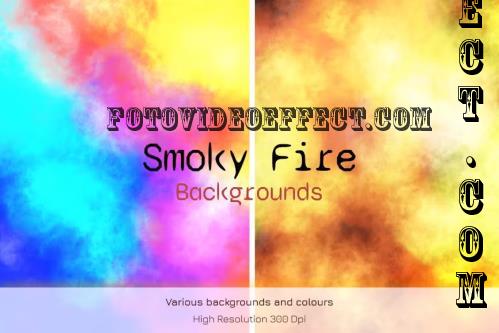 Smoky Fire Backgrounds - 3MDMU7K