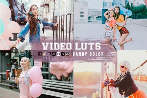 Candy Color Film Presets & luts Video Premiere Pro - EEL2V5P