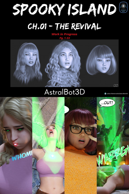 AstralBot3D - Spooky Island Ch.01 - The Revival 3D Porn Comic