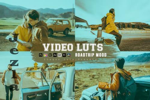 Cinematic Roadtrip Presets luts Video Premiere Pro - DZYBZ8M