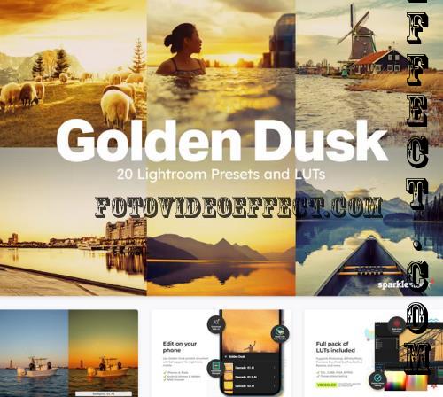 20 Golden Dusk Lightroom Presets LUT - 244454560