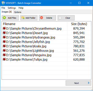 VovSoft Batch Image Converter 1.8