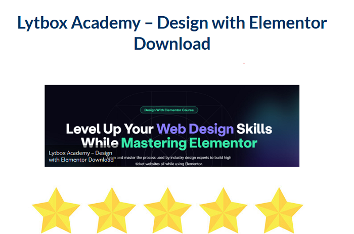Lytbox Academy – Design with Elementor Download 2024