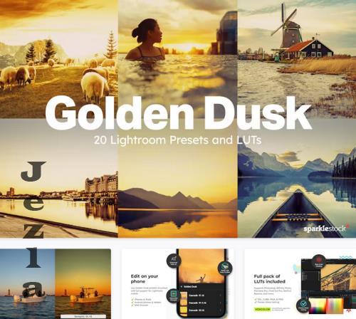 20 Golden Dusk Lightroom Presets LUT - 244454560