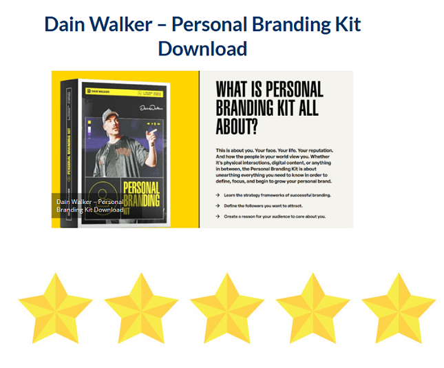 Dain Walker – Personal Branding Kit Download 2024