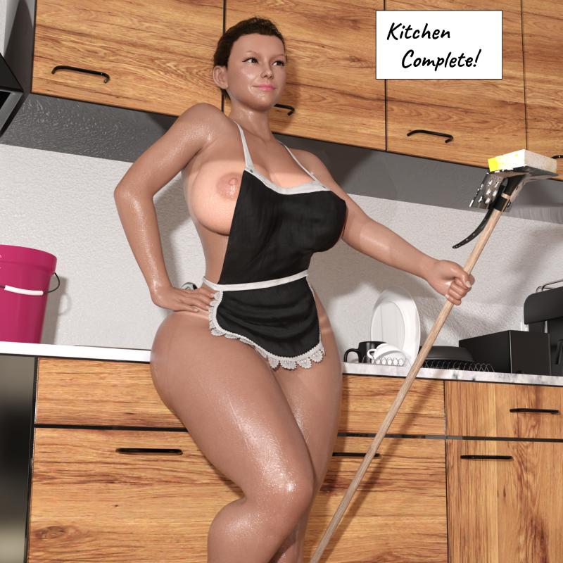 Penshaw - Katalina's Household - The Diligent Housewife 3D Porn Comic