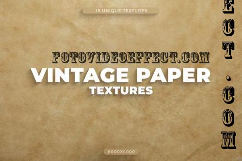 15 Vintage Paper Textures - GV2HUTP