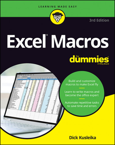 Excel Macros For Dummies - Dick Kusleika 1eae31cdf8d55ae9efc729a5aa0f3a56