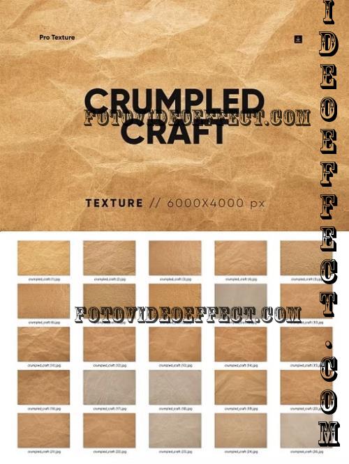 25 Crumpled Craft Texture - 278431747