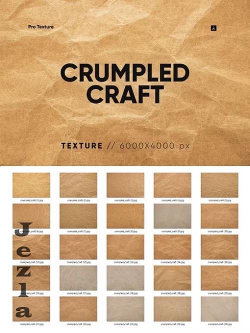 25 Crumpled Craft Texture - 278431747