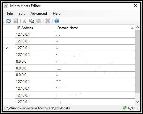 Micro Hosts Editor 1.5.0