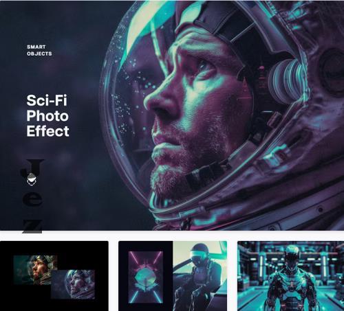 Sci-Fi Photo Effect - 256624352