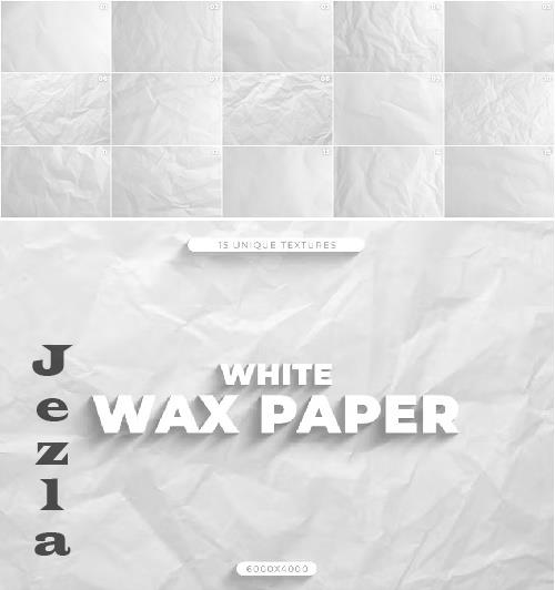 15 White Wax Paper Textures - MD8AB9V