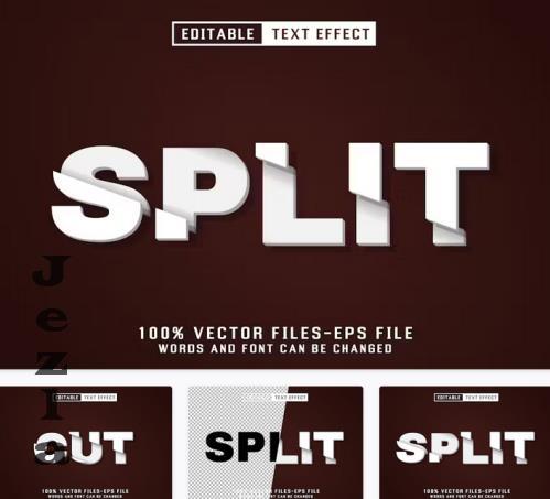 Split Editable Text Effect - 4LKVR43