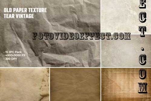 Old Paper Texture Tear Vintage Background - D2VHSGP