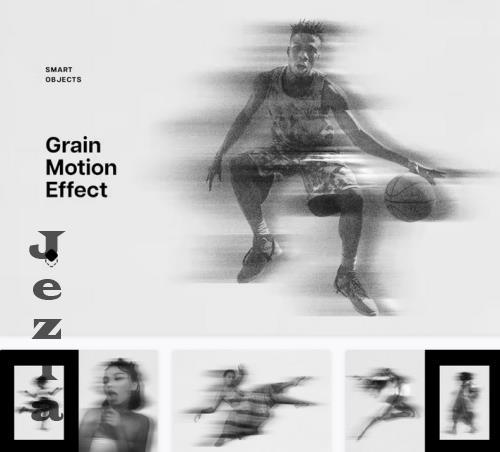 Grain Motion Photo Effect - 244665262