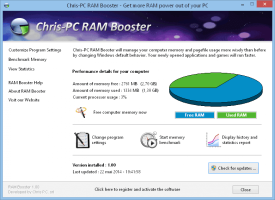 Chris-PC RAM Booster 7.24.0610