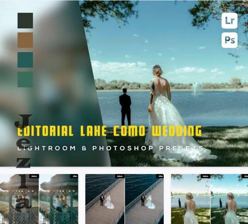 6 Editorial Lake Como Wedding Lightroom Presets - RN3W4MM