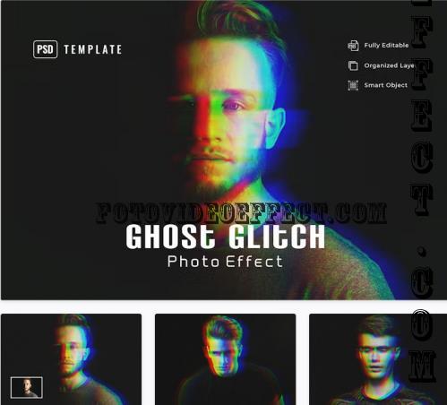 Ghost Glitch Photo Effect - 3RFT597