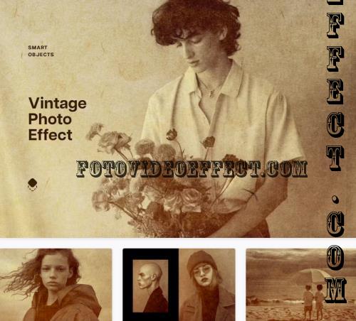 Vintage Sepia Photo Effect - 244656501