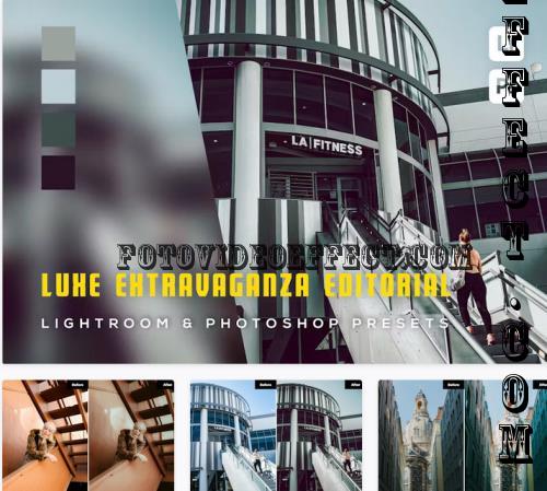 6 Luxe Extravaganza Editorial Lightroom Presets - Y29YMGJ