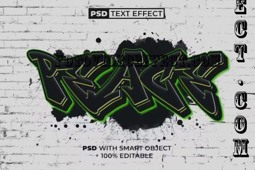 PSD Graffiti Text Effect Style - 244454822