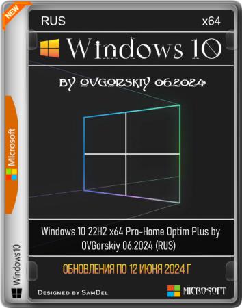 Windows 10 22H2 x64 Pro-Home Optim Plus by OVGorskiy 06.2024 (RUS)