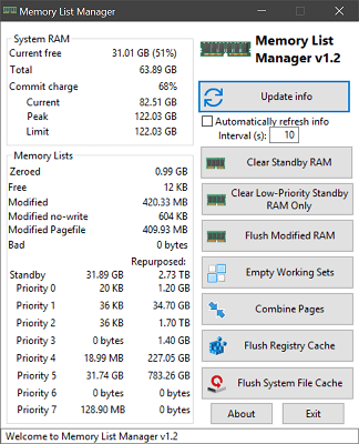 Memory List Manager 1.2