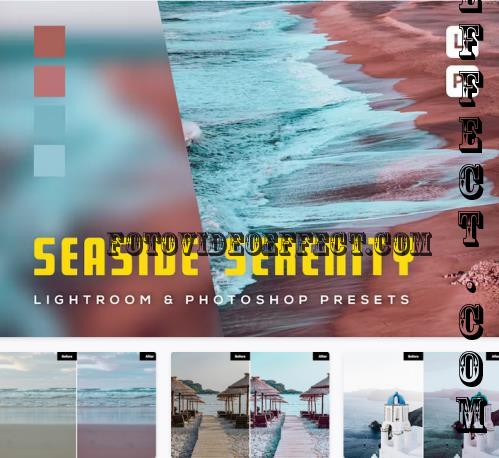 6 Seaside Serenity Lightroom and Photoshop Presets - 4ZTR5RL
