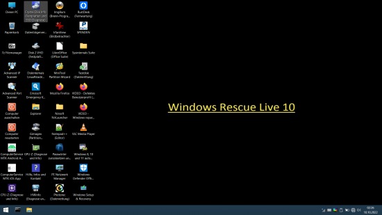 Windows Rescue Live 10 FULL - Build 8.6.2024 [DE]