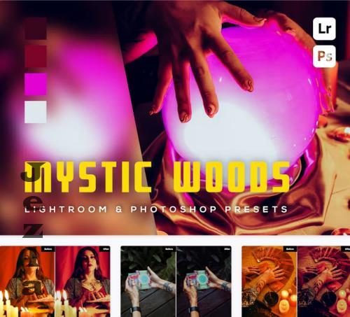 6 Mystic woods Lightroom and Photoshop Presets - 8WMQA4E