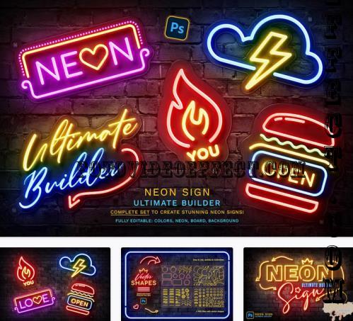 Neon Sign Ultimate Builder - 254627431