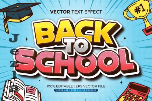 Back To School Editable Text Effect - CSD77DZ