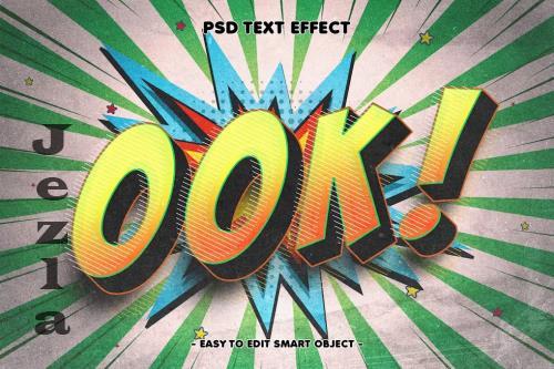 Comic Ok Layer Style Editable PSD Text Effect - JBQ7MVW