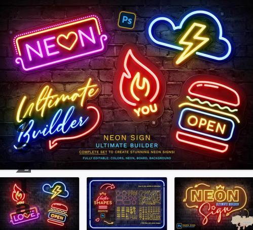 Neon Sign Ultimate Builder - 254627431