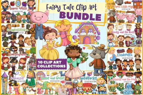 Fairy Tale Clip Art Collection Bundle - 20 Premium Graphics