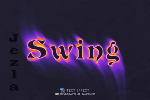 Swing Editable Text Effect - 4YB3T3K
