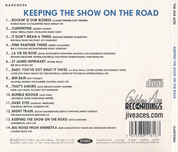 The Jive Aces - Keeping The Show On The Road (2024) (Lossless + 320)