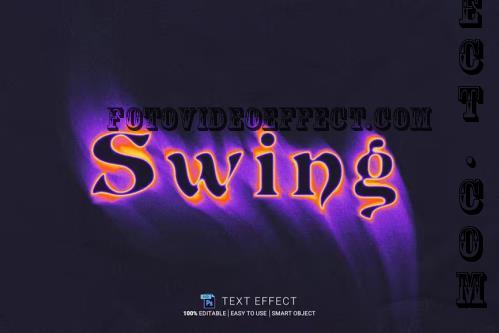 Swing Editable Text Effect - 4YB3T3K