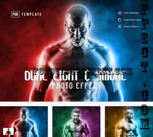 Dual Light & Smoke Photo Effects - GCC6V2P